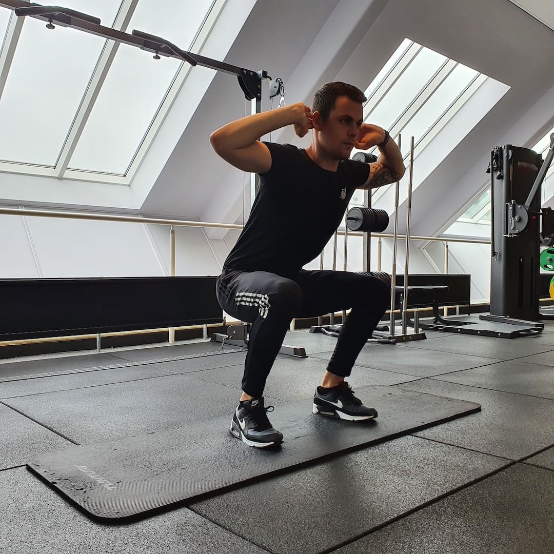SAM Personal Training prisoner squats SAM Personal Training prisoner squats